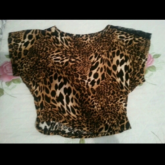 Cheetah crop top
