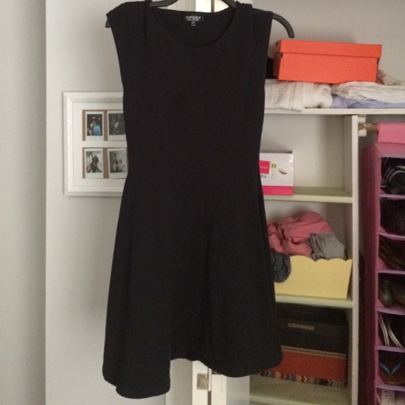 Black topshop dress