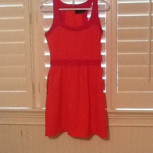 cynthia rowley hot pink and orange dress