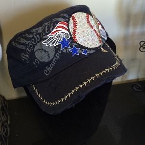 Rhinestone baseball hat