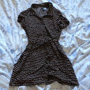 Urban Outfitters deer print button down dress
