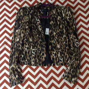 Brand New Leopard Print Blazer
