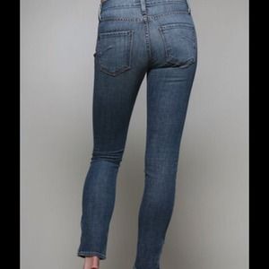 James Jeans Alex Skinny Zip Crop Jean in Vintage
