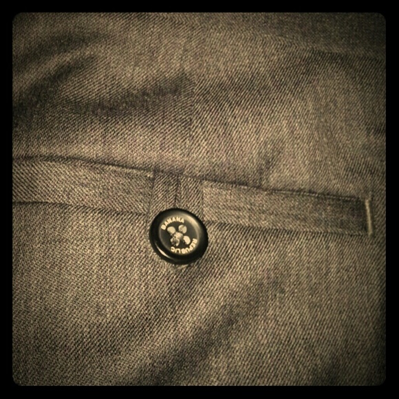 B - 2 Dark gray Banana Republic pants - Picture 1 of 4