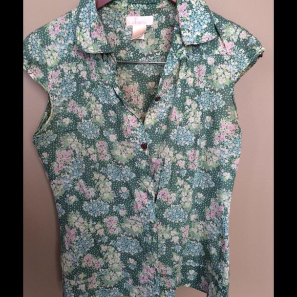 Adorable green flower top from Nordstrom.