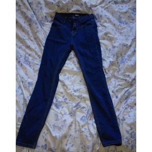 High waisted skinny jeans