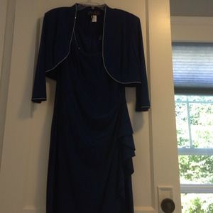 Blue mother of the bride or groom dress