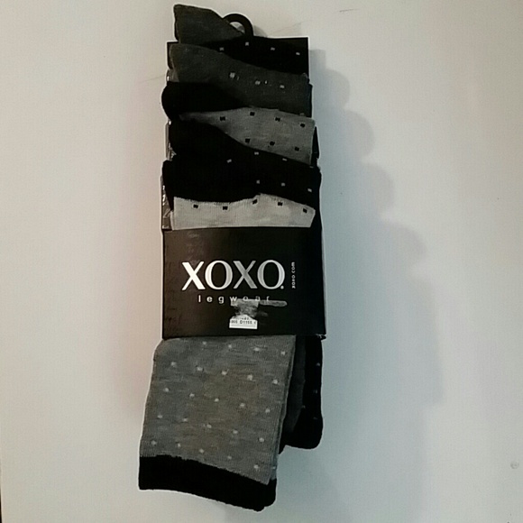 5 pairs of XOXO legwear ankle/boot socks