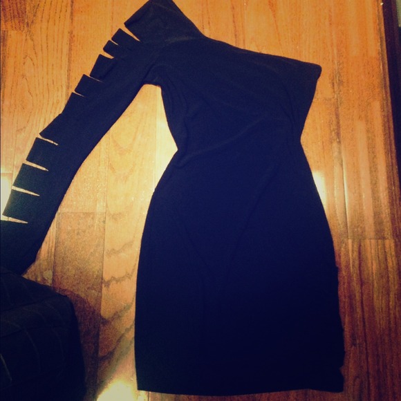 Club dress with cut outs
