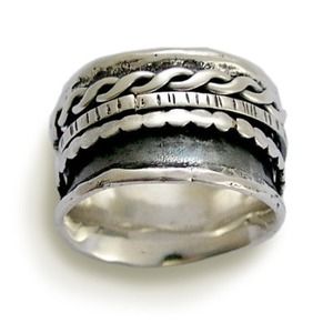 😍SALE😍 Handmade Sterling Silver Meditation Ring