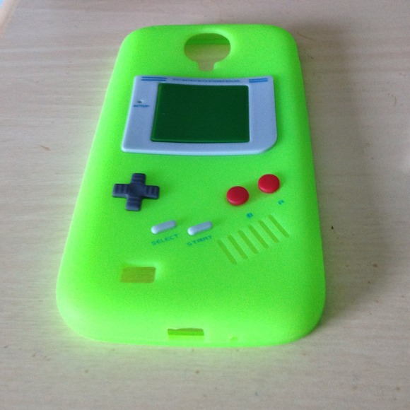samsung galaxy s4 green gameboy case