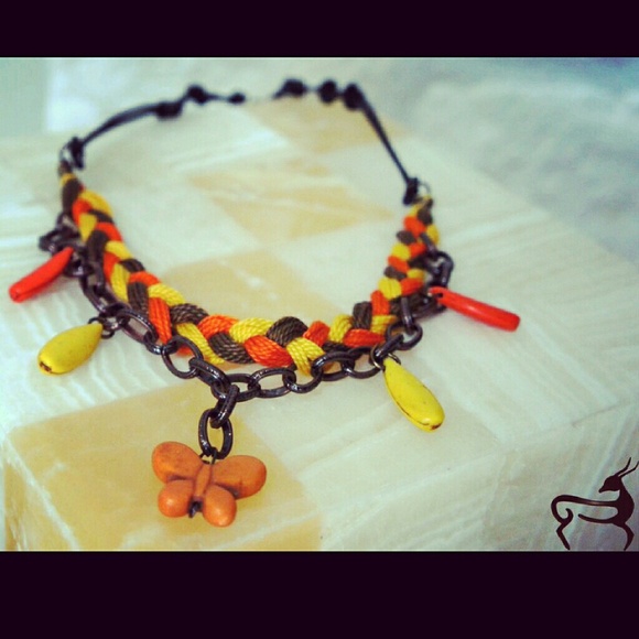 Colorful Butterfly Chain Necklace!! 😉😄😍