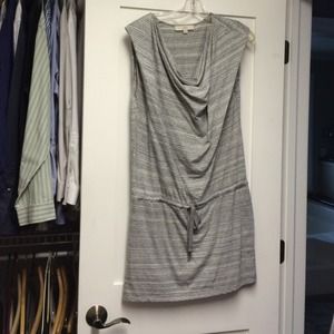 Gray and white top or dress