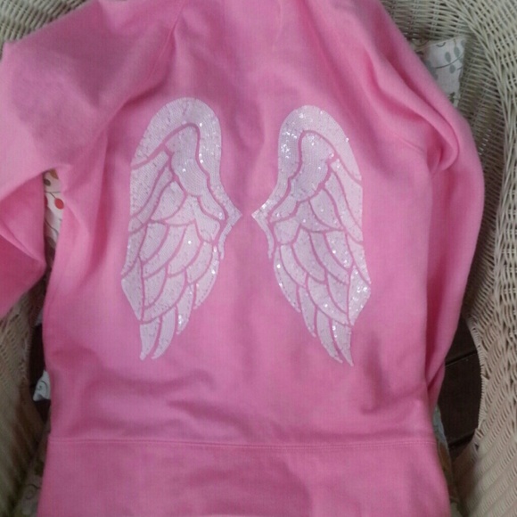 Pink vs size m zip up - Picture 2 of 2