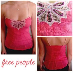 Free People Beaded Tank