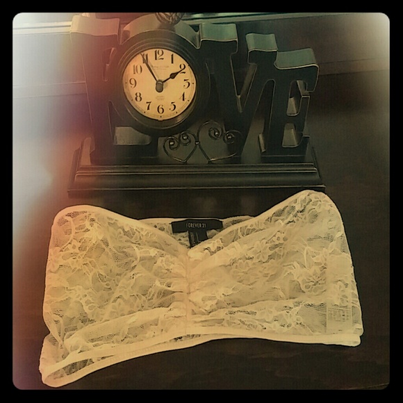 Lace bra,offf white color