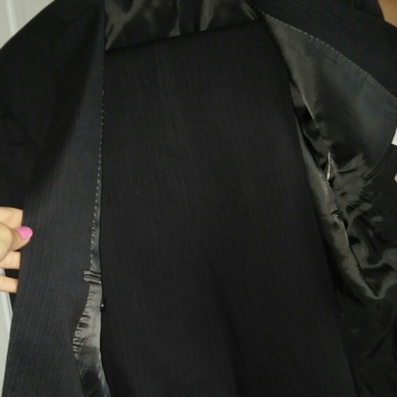 pinstripe dark charcoal suit - Picture 4 of 4