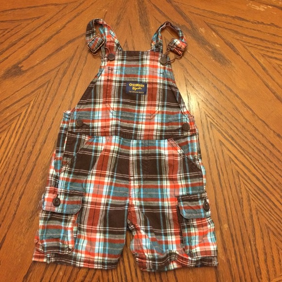 12 months boys, OshKosh b'gosh short overalls