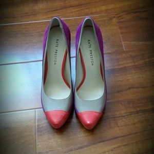 Purple/Coral Pumps