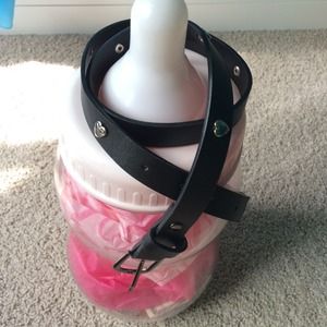 Black heart belt