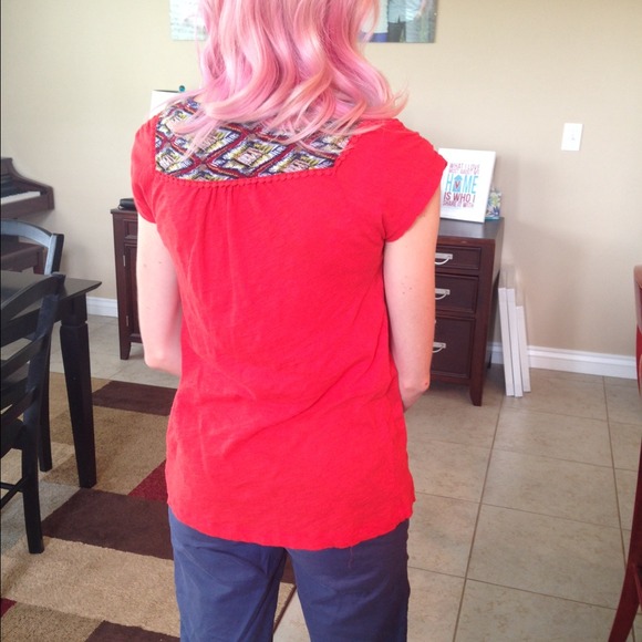 Anthropologie Peasant Henley - Picture 2 of 3