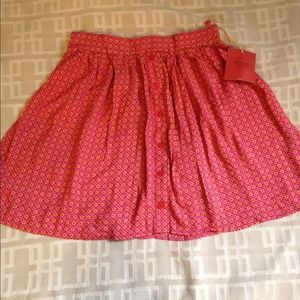 Floral print skirt