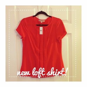 BUNDLED Red Pleated Loft Shirt