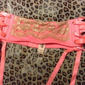 Victoria secret pink garter