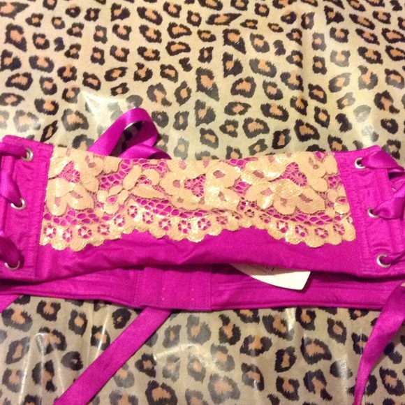 Purple Victoria's Secret garter