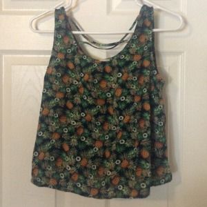 rad pineapple tank top