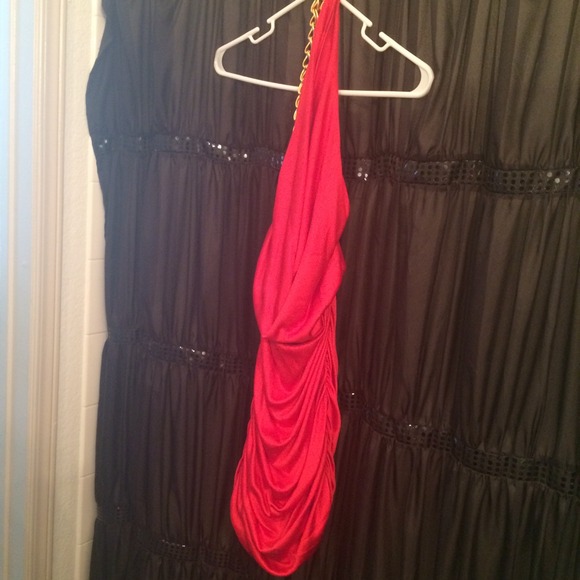 Unique Red Cocktail Dress