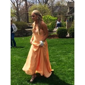 Peach Prom Dress
