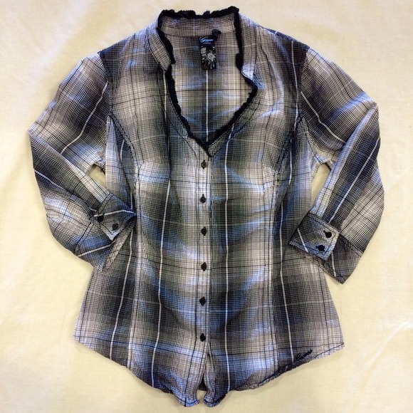 Guess Tops - GUESS Button Down