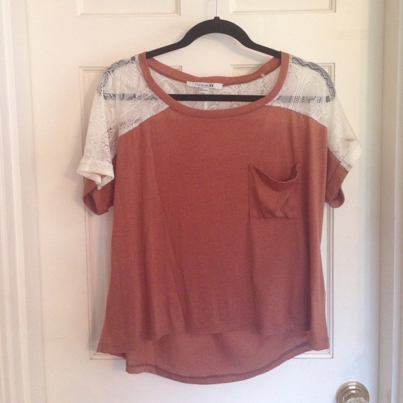 Forever 21 rust colored top