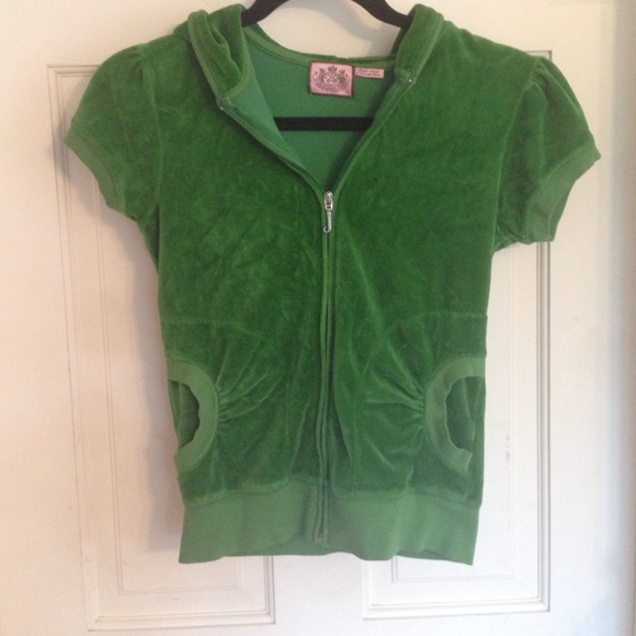 Juicy Couture Short Sleeve Zip Up