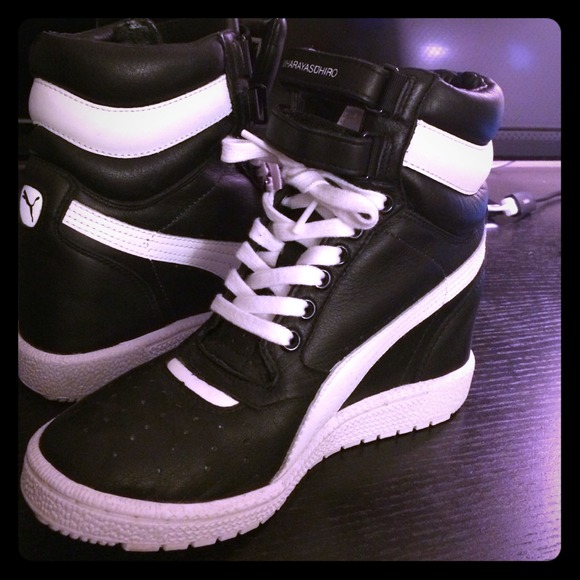 Puma high top sneakers