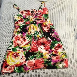 Floral print dress