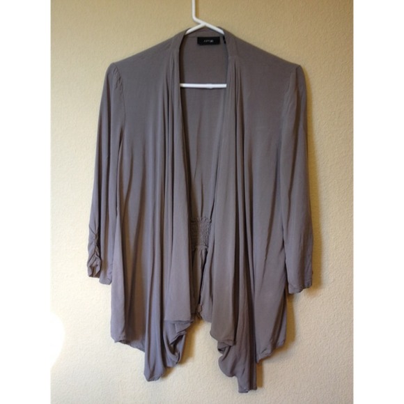 Taupe Colored Cardigan