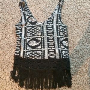 Fringed Boho shirt
