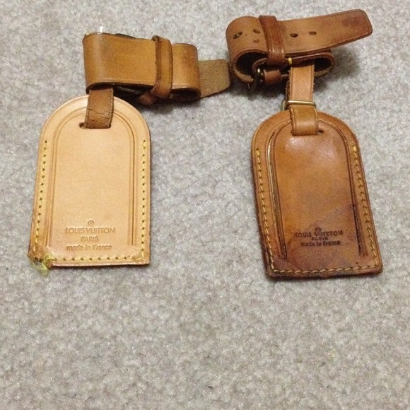 2 Louis Vuitton Luggage Tag