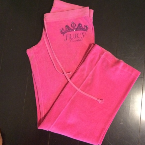 Juicy Couture Pants - Hot Pink Juicy Couture Sweatpants