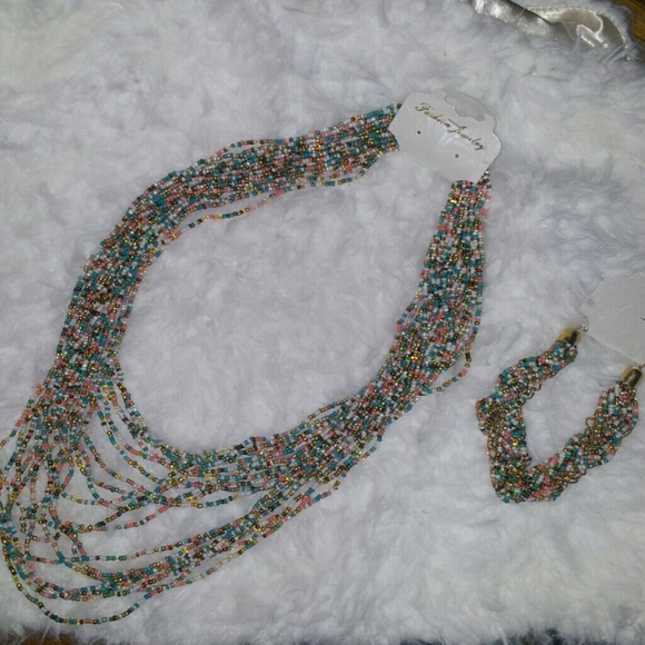 **SOLD** Multi strand necklace