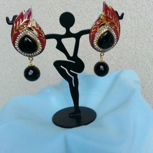 New**Semi precious stone earrings