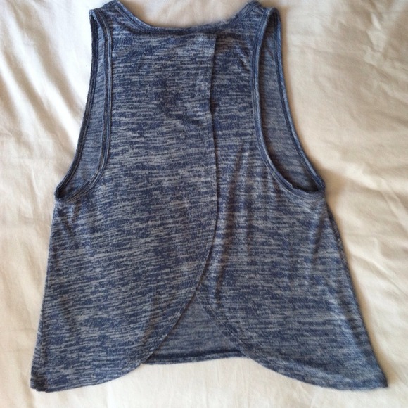 SOLD - Abercrombie Back Cross Flap Tank