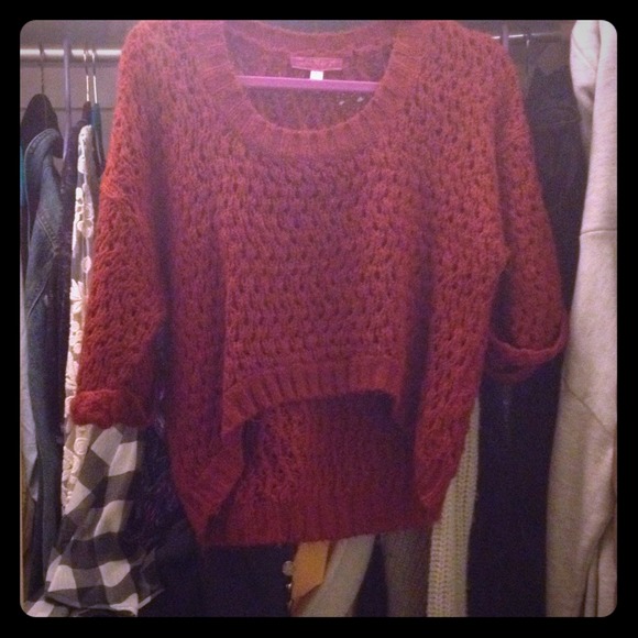 Auburn cropped sweater