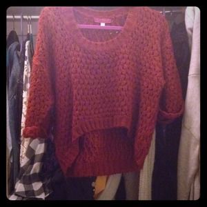 Auburn cropped sweater