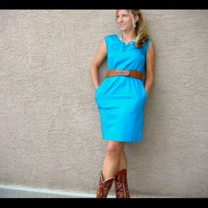 Turquoise sheath dress Calypso St Barth for Target