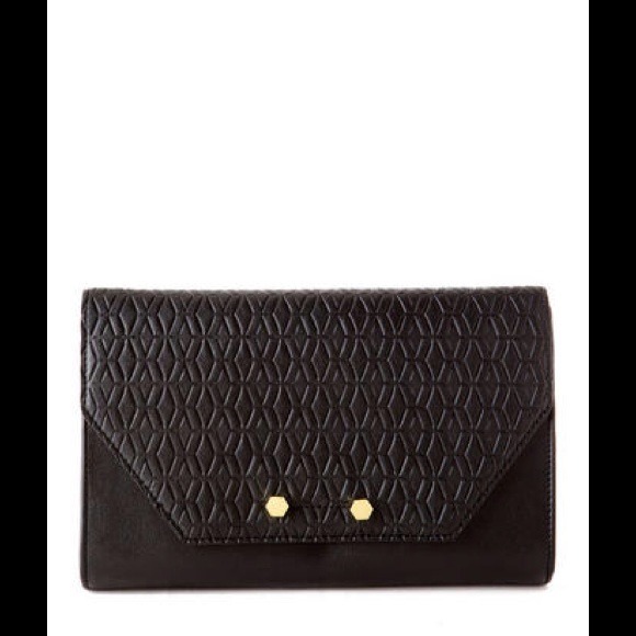 Clutches & Wallets - 🎃30% OFF SALE! Embossed Black Clutch