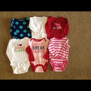 6-12 mo baby onesies