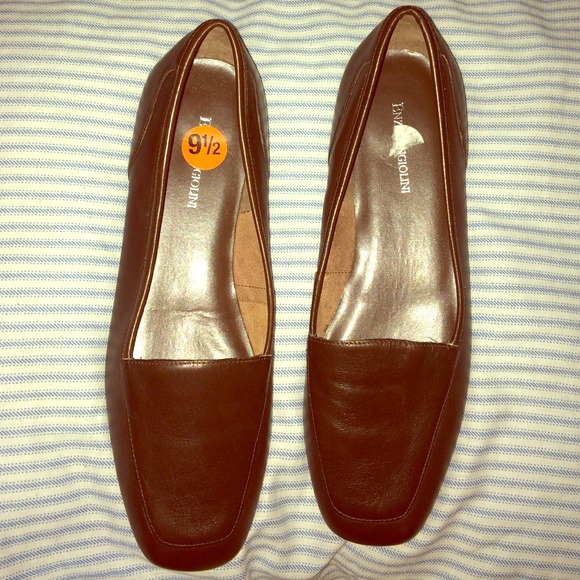 Comfortable brown loafers. Never worn!